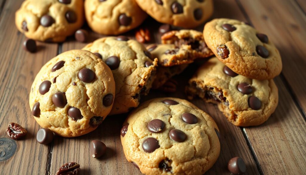 chocolate chip pecan cookies