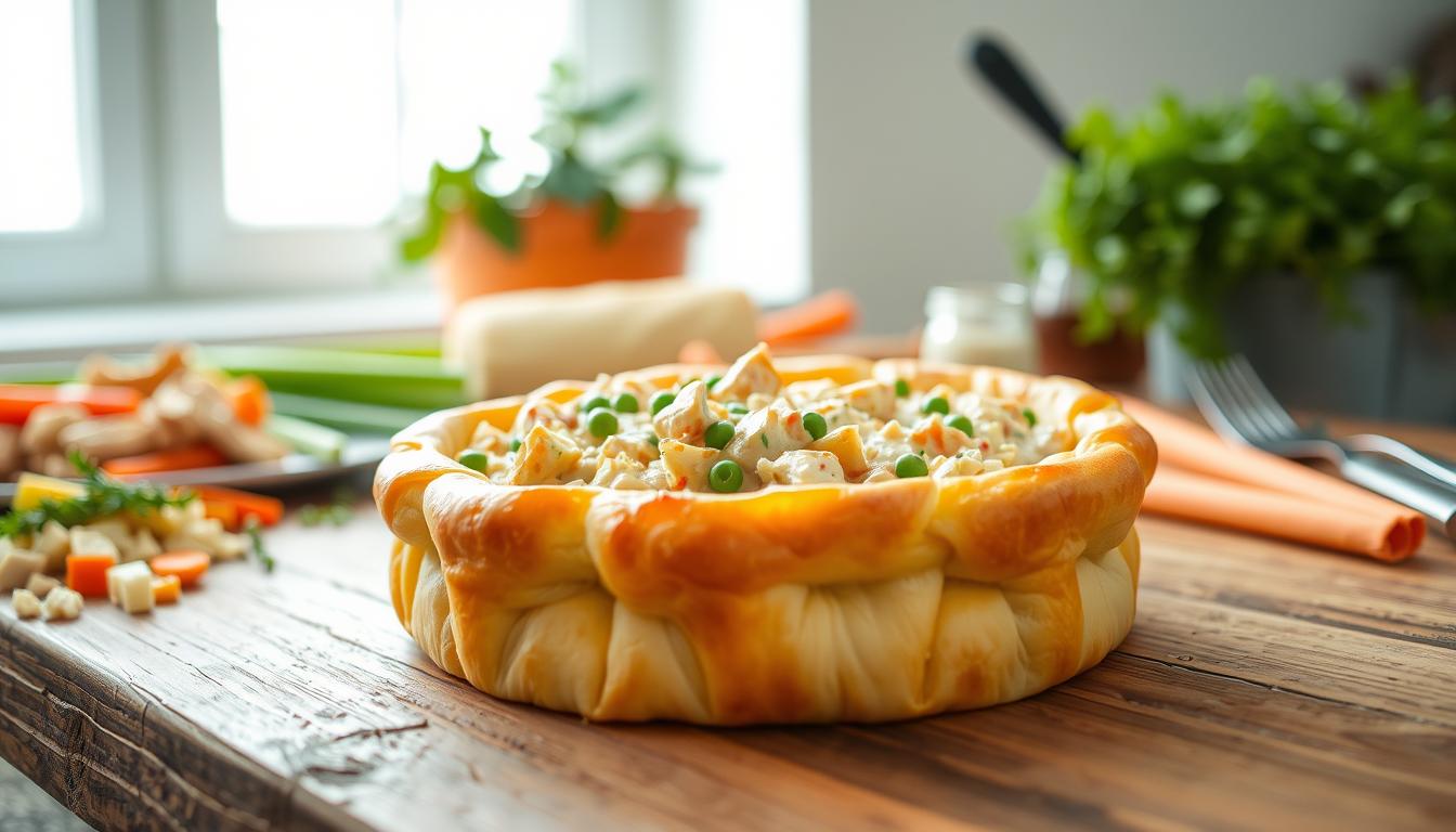 crescent roll chicken pot pie