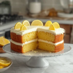 How to Make 7 Up Lemon Cake with a Delicious Frosting