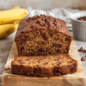 How to make moist chocolate chip banana bread