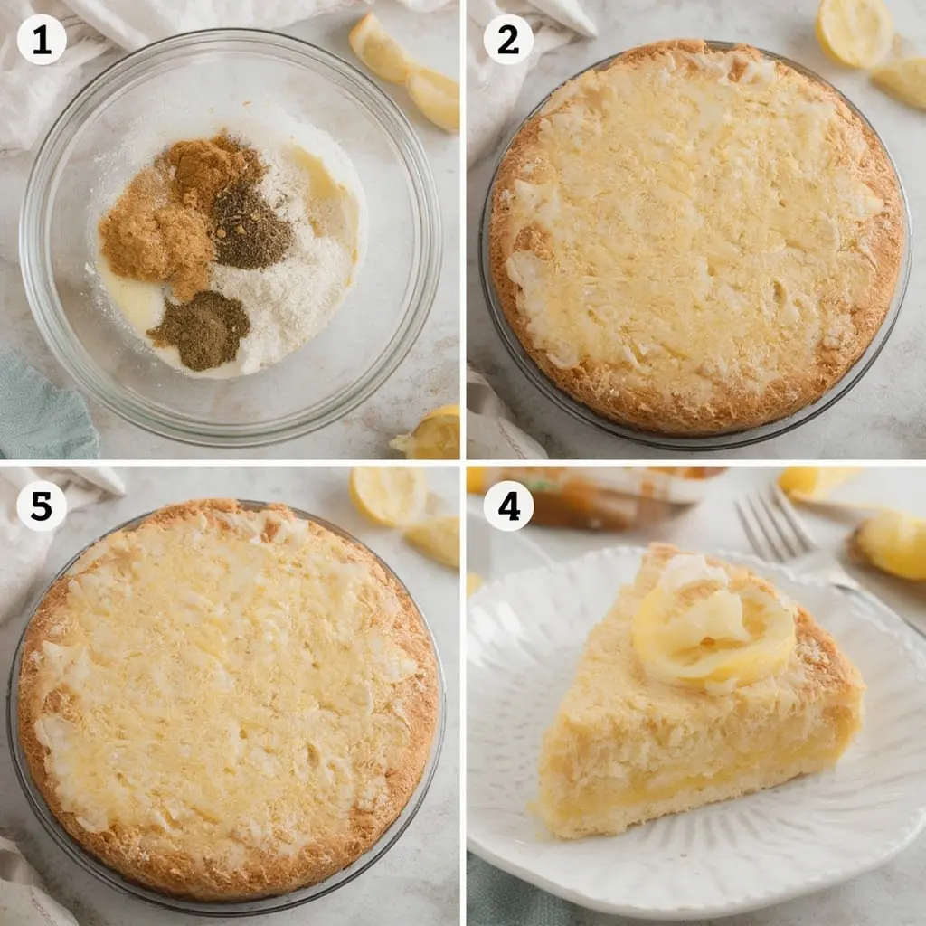 Lemon crinkle cookie dough being rolled in powdered sugar before baking