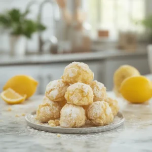 Lemon Crinkles: A Soft and Chewy Cookie Recipe
