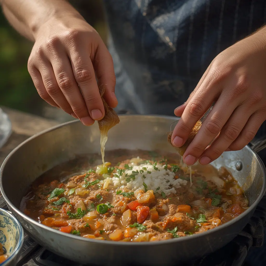 Sliced meatloaf stored in airtight container for leftovers
