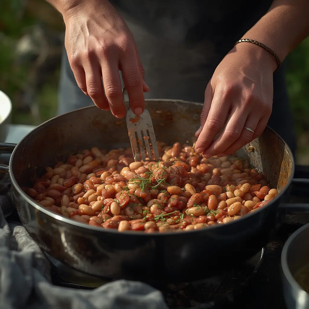 The Soup That Tastes Like a Bear Hug: Northern Beans and Ham 4 Properly stored leftover northern beans and ham in glass containers