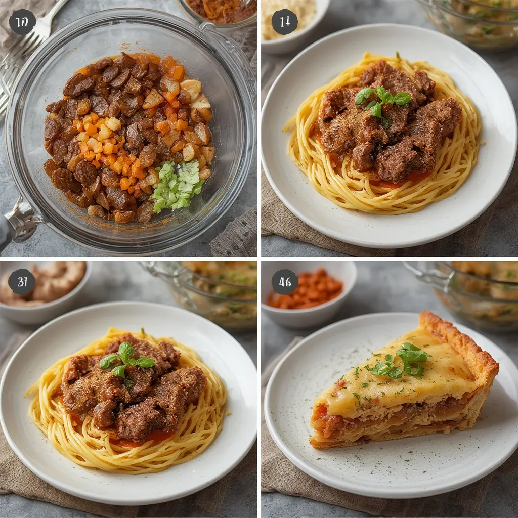 Searing ribeye steak in cast iron skillet for steak pasta recipe