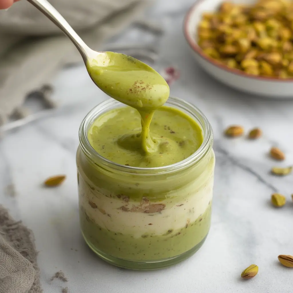 pistachio sauce for dessert