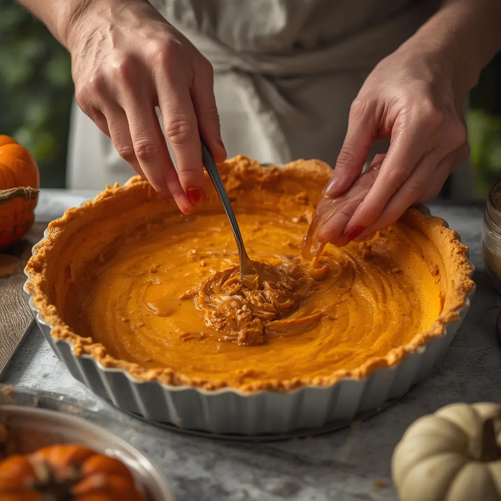Storing and keeping pumpkin caramel pie fresh - refrigeration and make-ahead tips